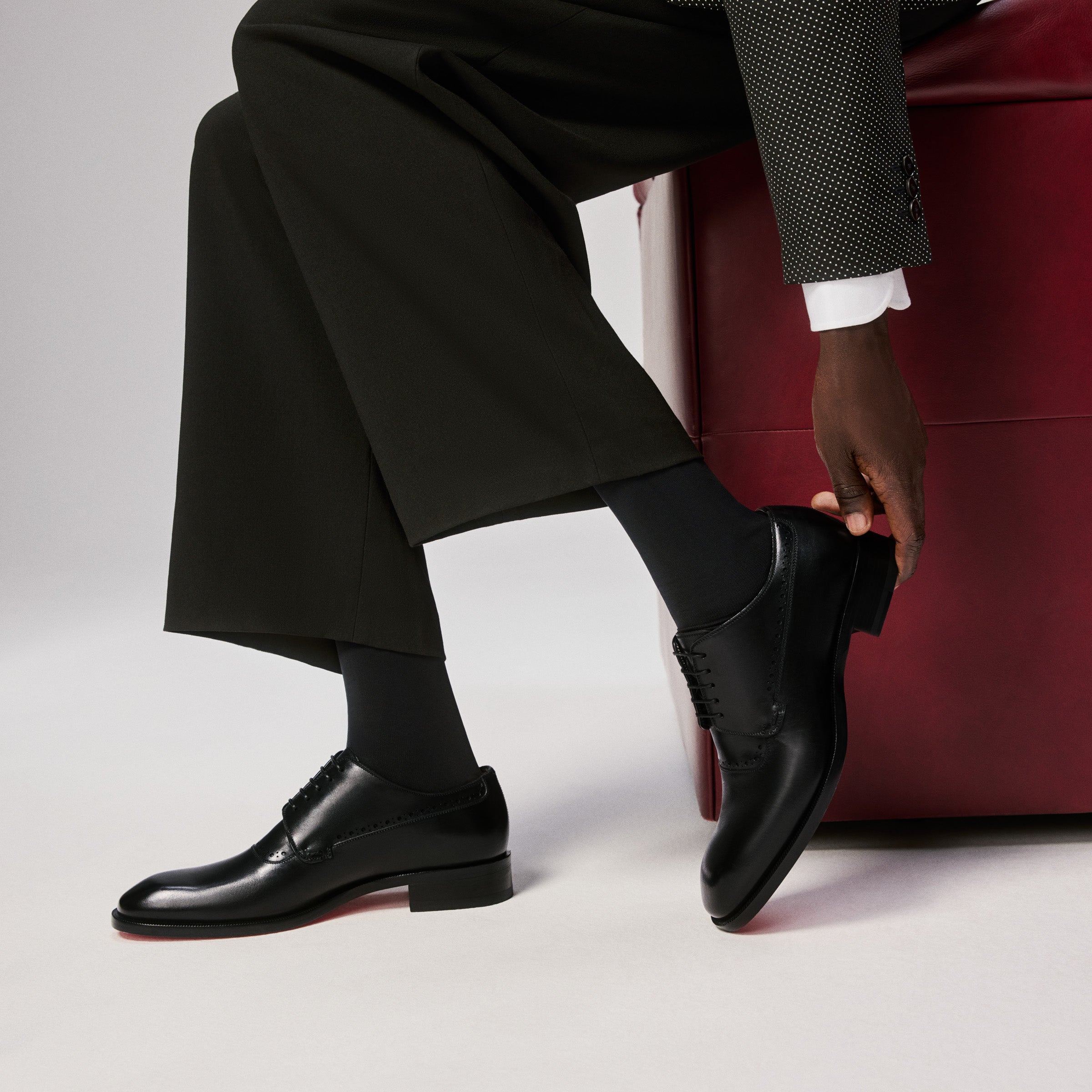 Christian Louboutin Sartoby Men Shoes | Color Black