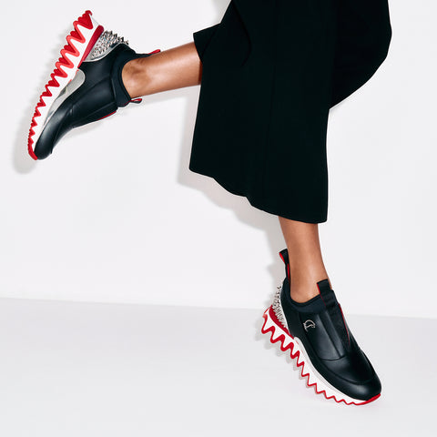 Christian Louboutin Sharkyloub Sp Spikes  Women Shoes | Color Black