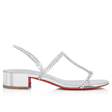 Load image into Gallery viewer, Christian Louboutin Simple Queenie Sandal Women Shoes | Color Silver
