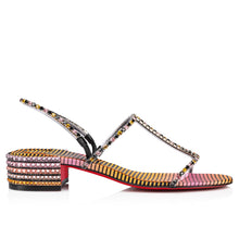 Load image into Gallery viewer, Christian Louboutin Simple Queenie Sandal Strass Aftersun Women Shoes | Color Multicolor
