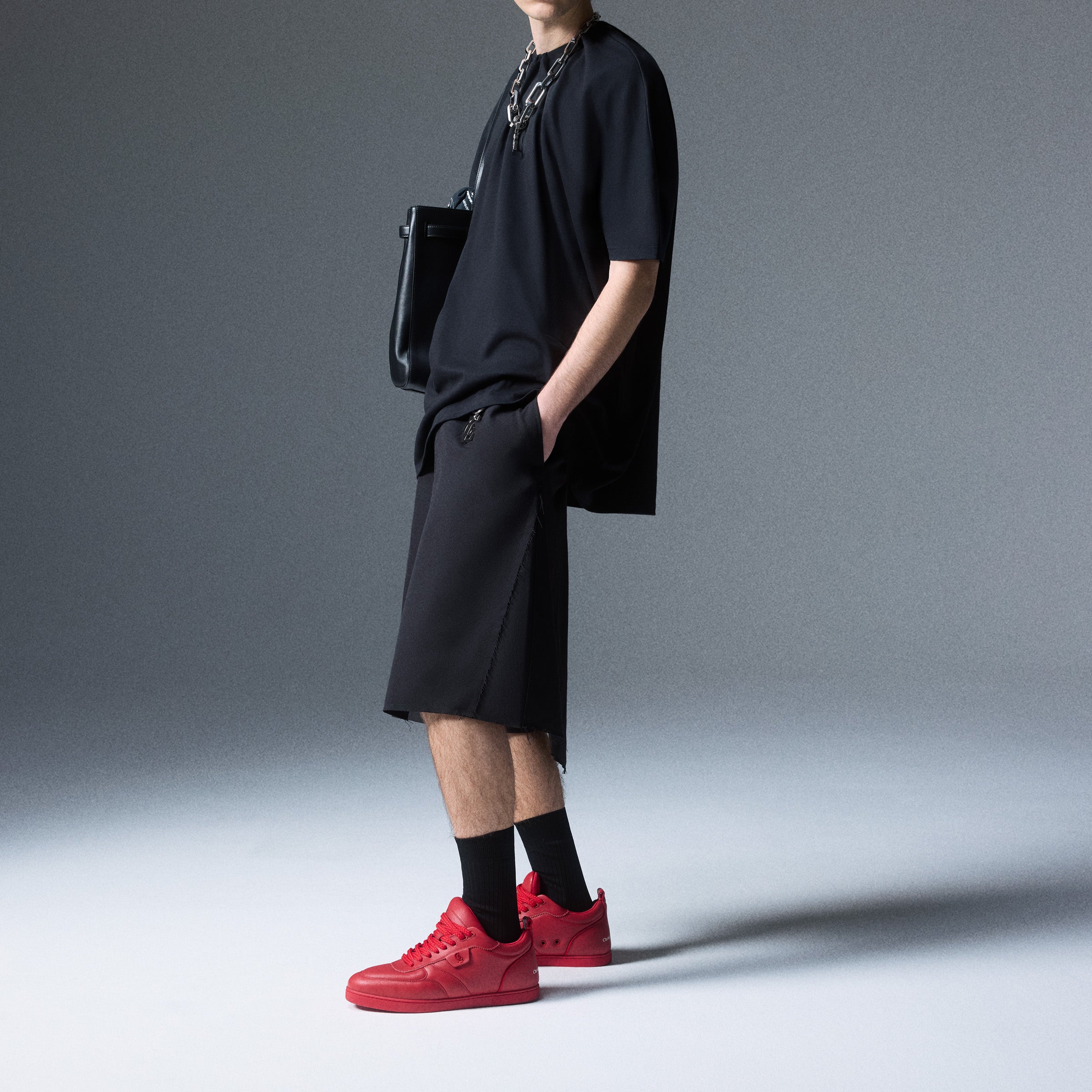 Christian Louboutin Sk Vi Men Shoes | Color Red