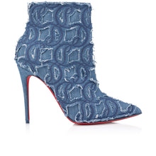 Load image into Gallery viewer, Christian Louboutin So Kate Booty Toile Denim Brodé Women Shoes | Color Blue
