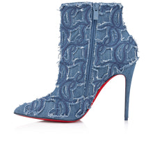 Load image into Gallery viewer, Christian Louboutin So Kate Booty Toile Denim Brodé Women Shoes | Color Blue
