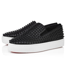 Load image into Gallery viewer, Christian Louboutin Spikeboat Men Shoes | Color Black
