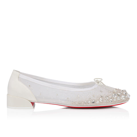 Christian Louboutin Sweetie Jane Sparkling Women Shoes | Color White