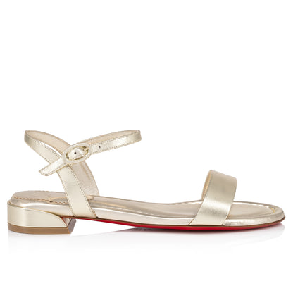 Christian Louboutin Sweet Jane Sandal Women Shoes | Color Gold