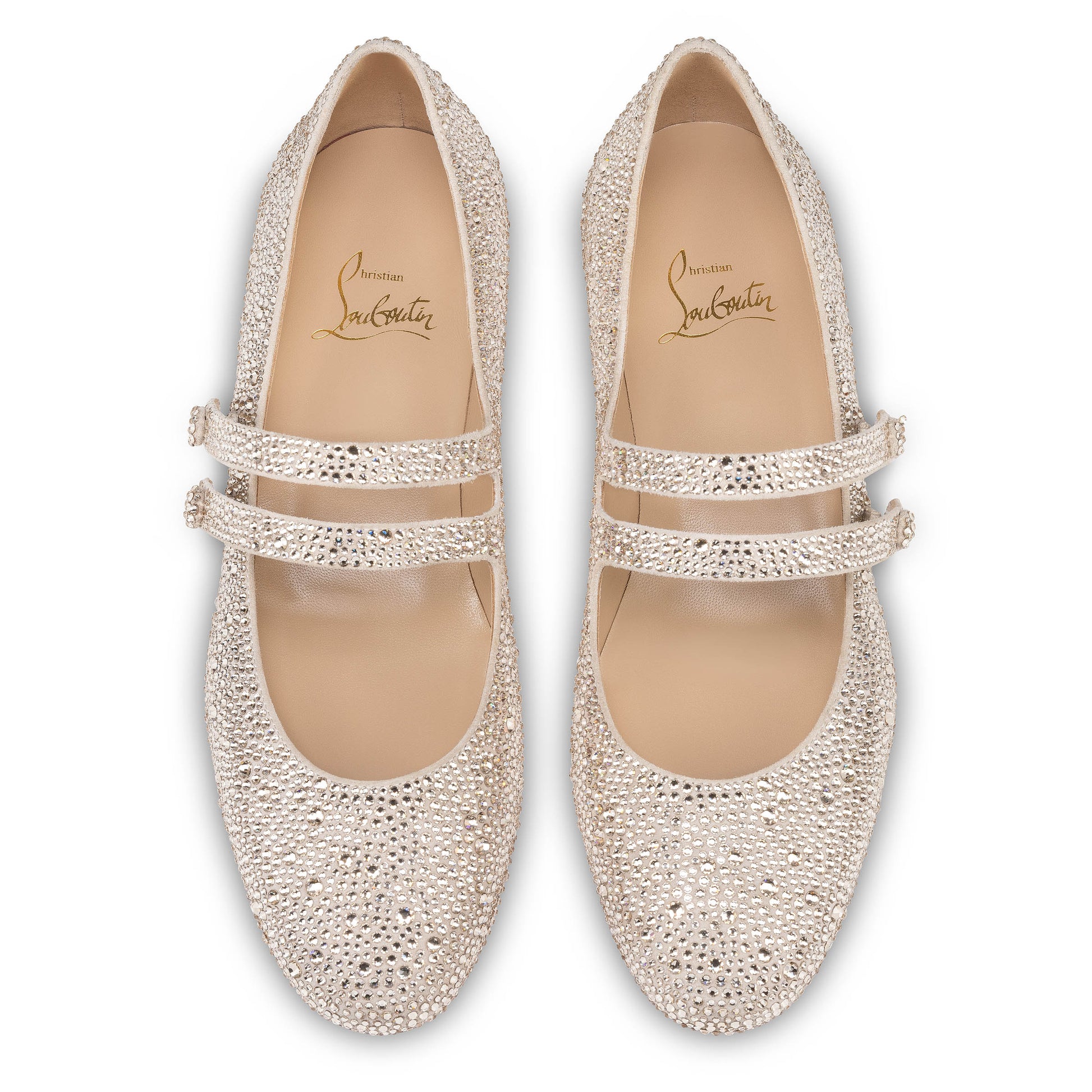 Christian Louboutin Sweet Jane Strass Women Shoes | Color Beige