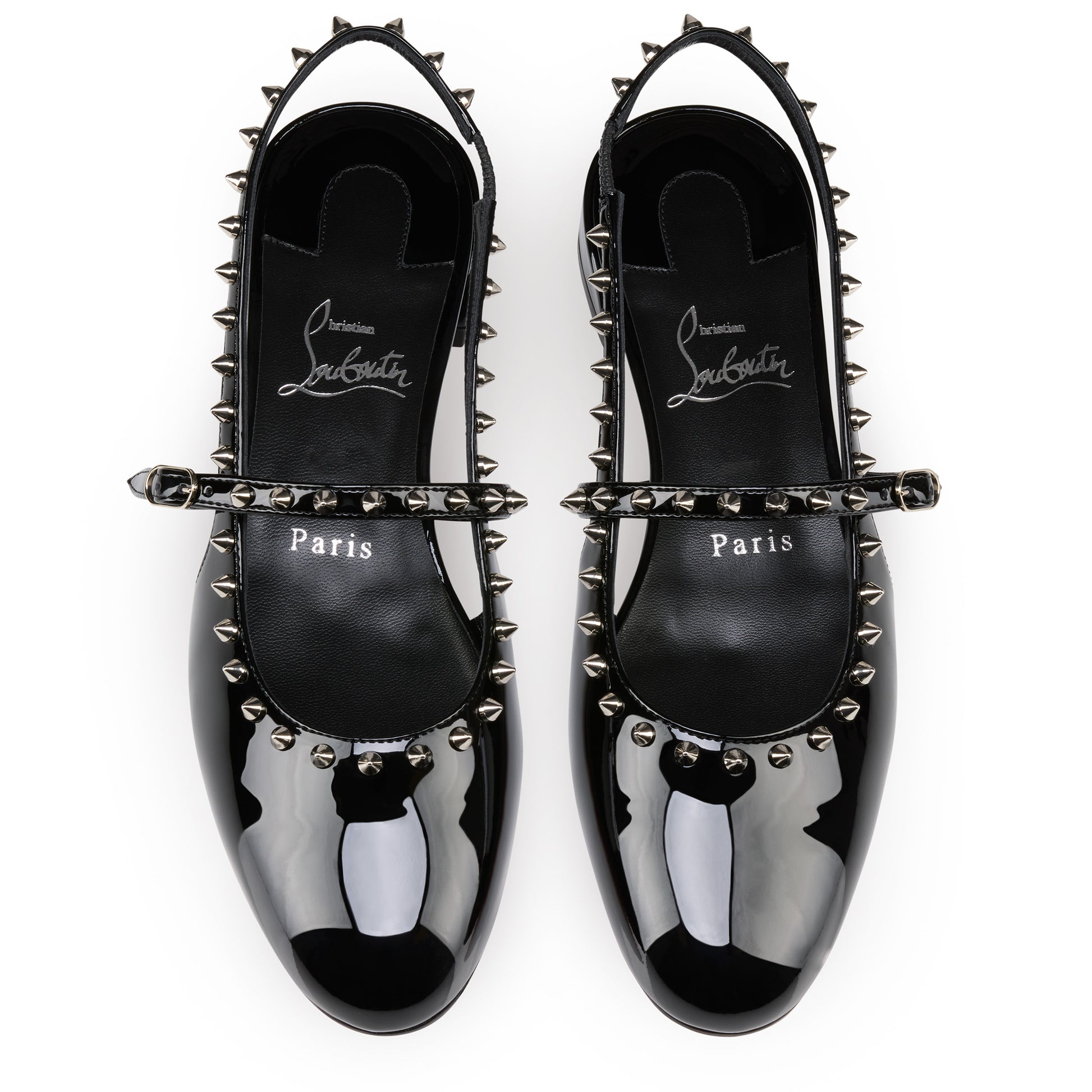 Christian Louboutin Sweet Janispikes Women Shoes | Color Black