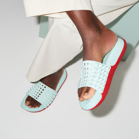 Christian Louboutin Take It Easy Men Shoes | Color Blue