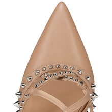 Load image into Gallery viewer, Christian Louboutin Tatooshka Spikes Pump Women Shoes | Color Beige
