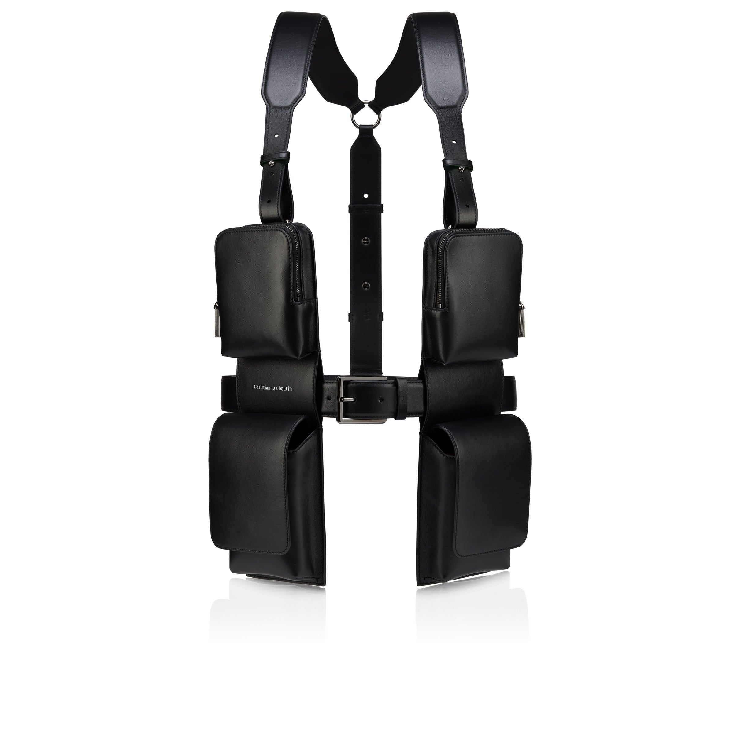 Christian Louboutin Tft-Vi Harness Bag Men Bags | Color Black