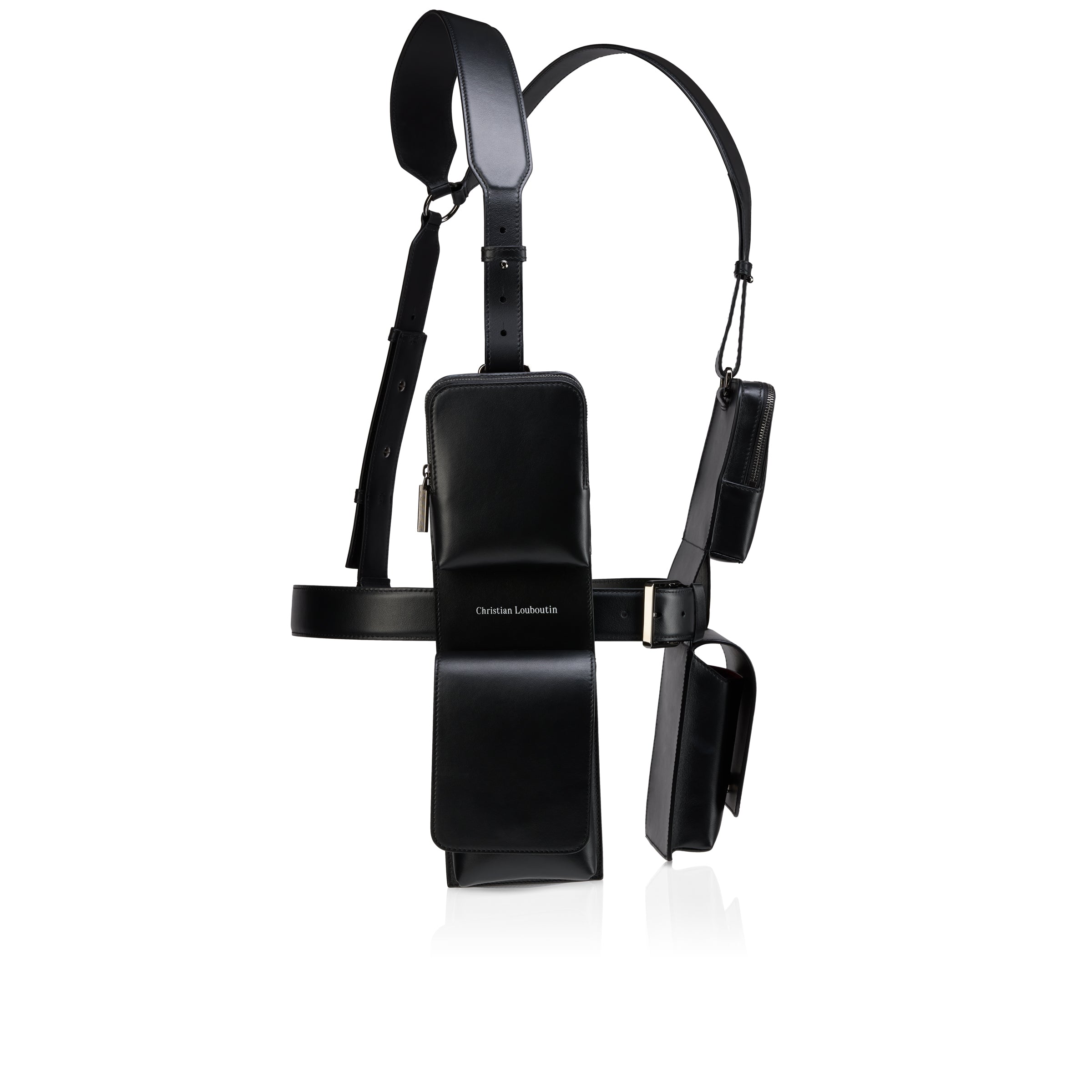 Christian Louboutin Tft-Vi Harness Bag Men Bags | Color Black