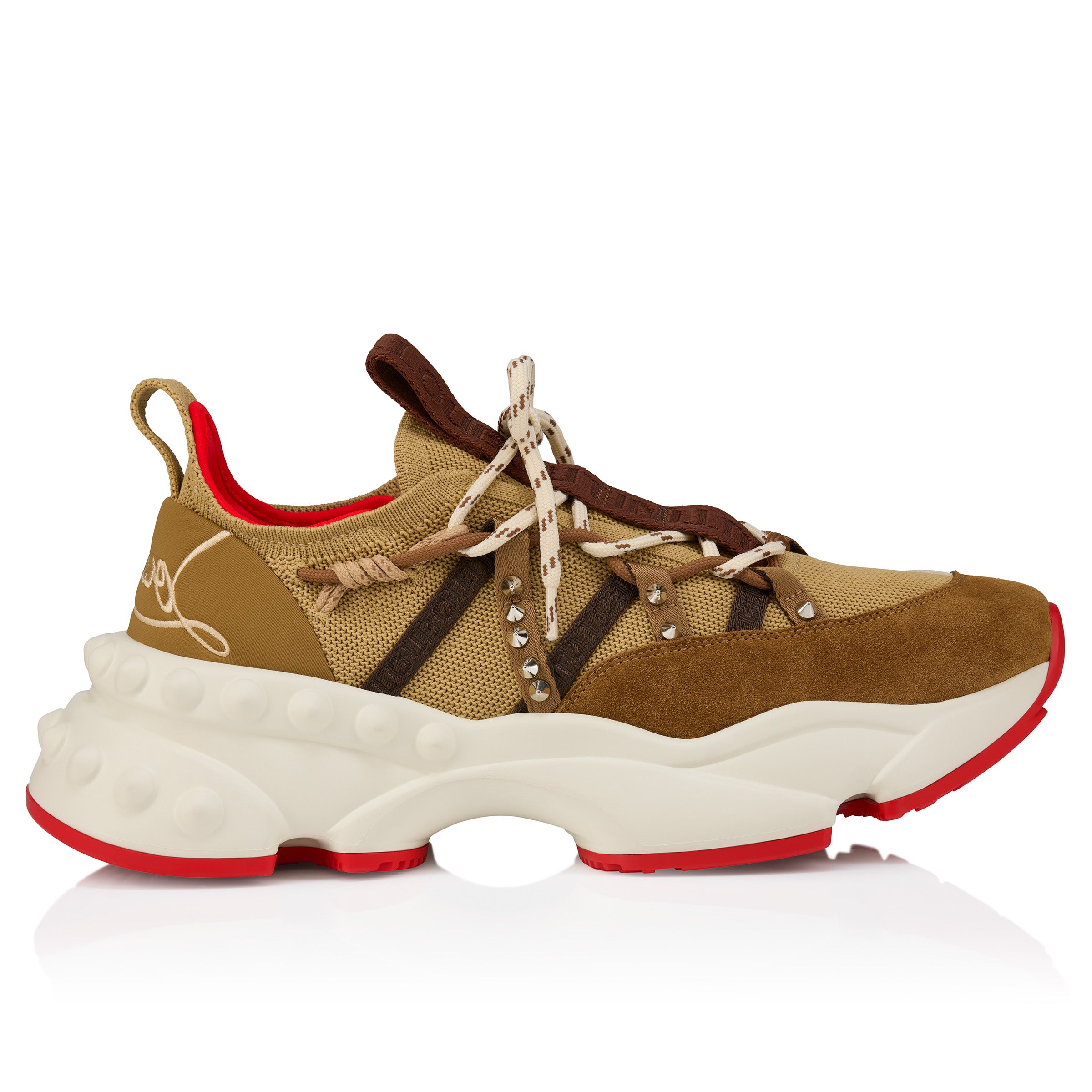 Christian Louboutin Trailnrun Men Shoes | Color Brown
