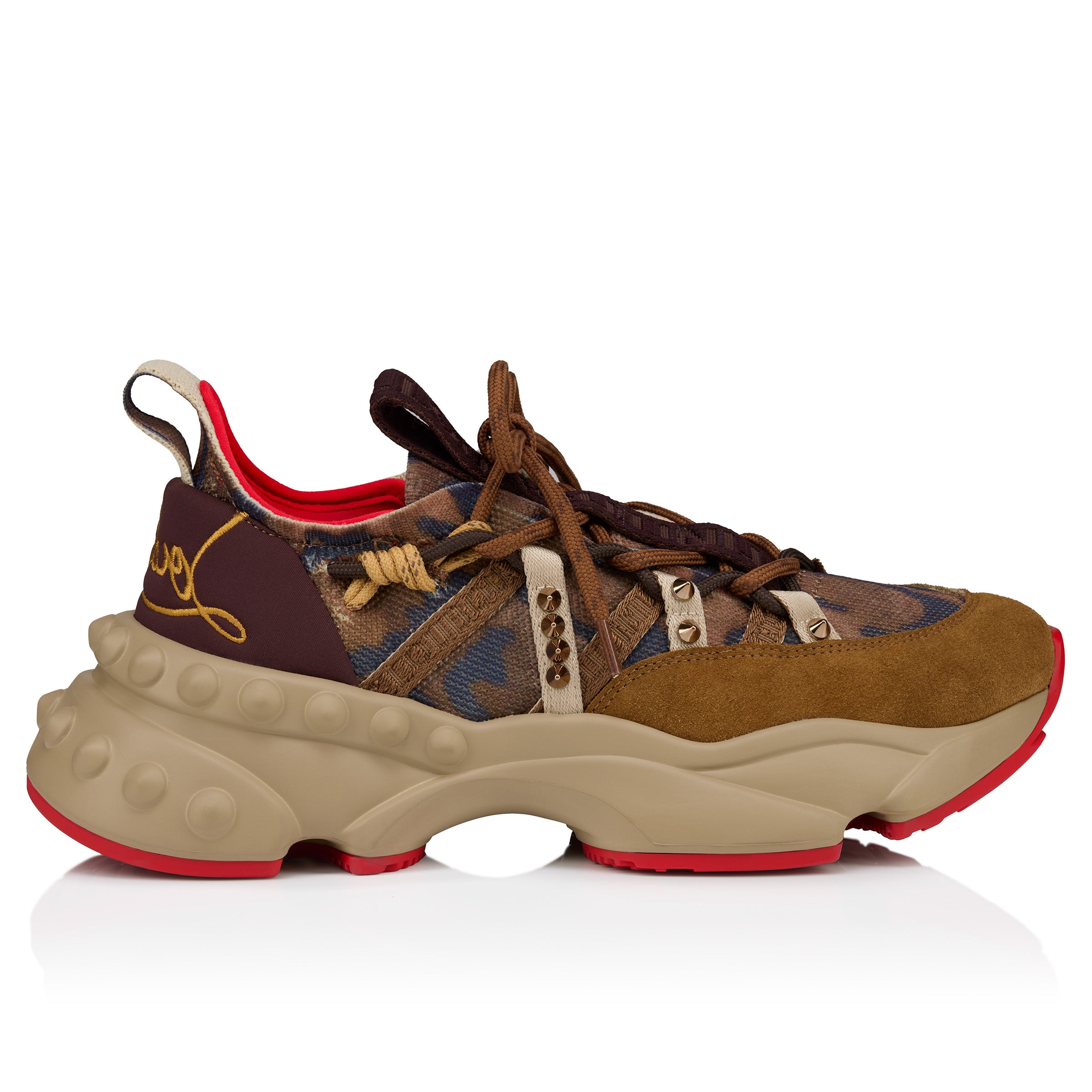 Christian Louboutin Trailnrun Women Shoes | Color Brown