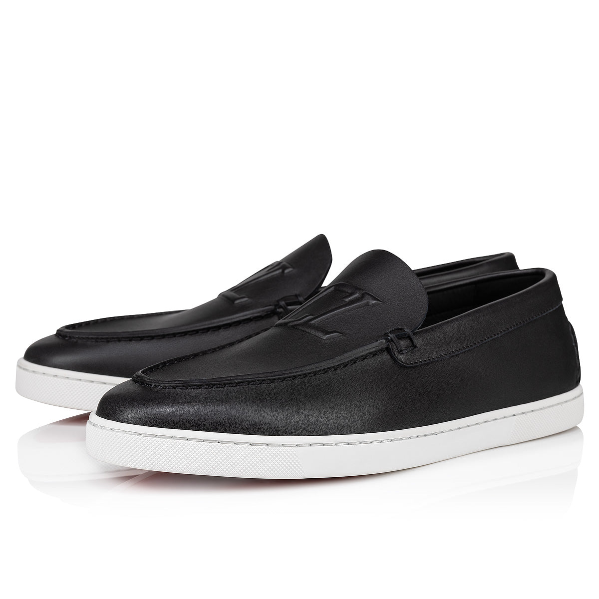 Christian Louboutin Varsiboat Men Shoes | Color Black