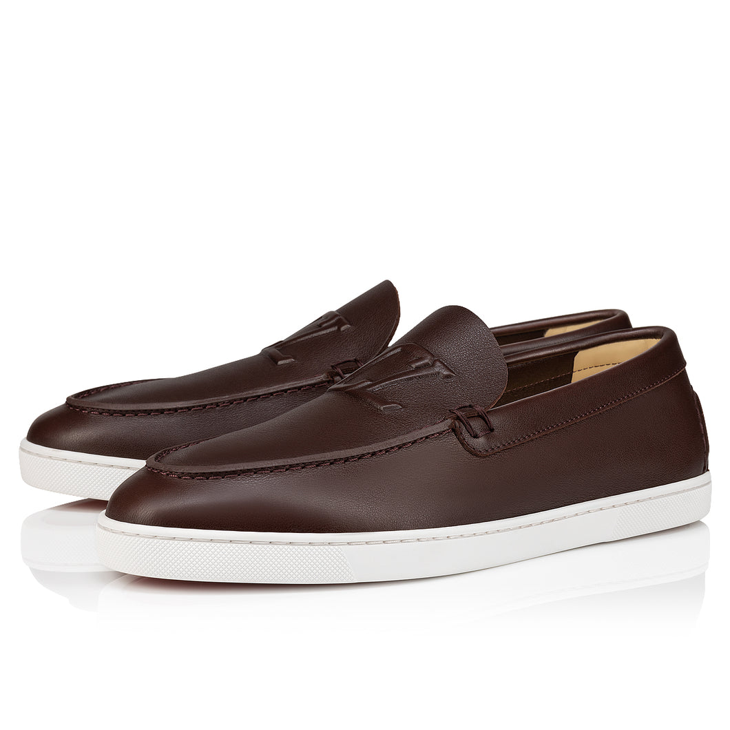 Christian Louboutin Varsiboat Men Shoes | Color Brown