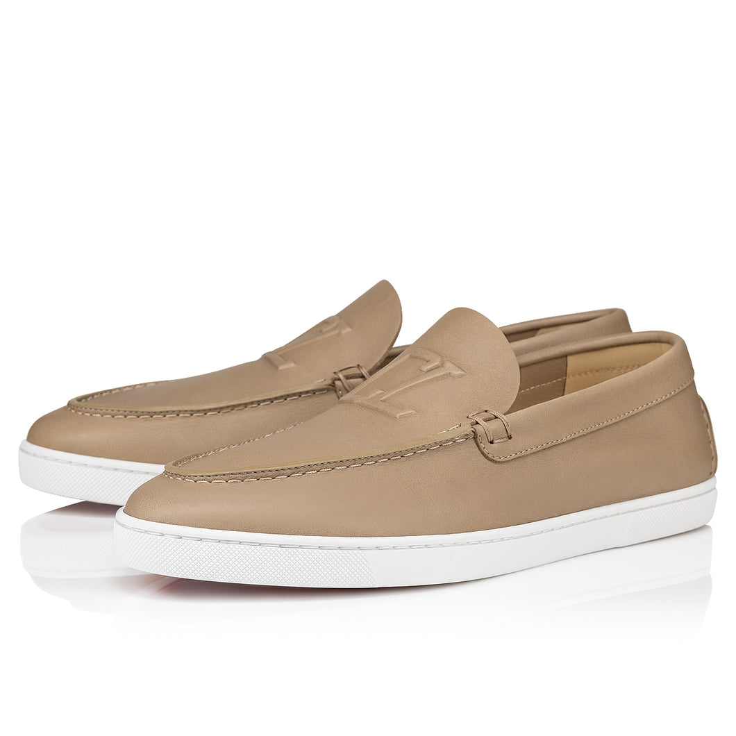 Christian Louboutin Varsiboat Men Shoes | Color Beige