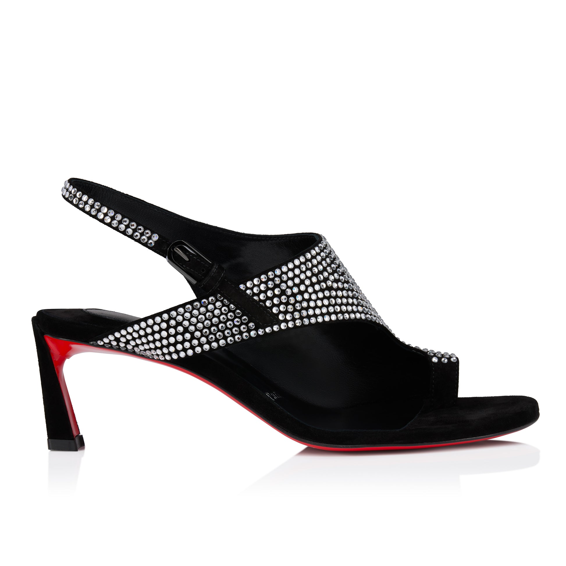 Christian Louboutin Viva Condora Strass Women Shoes | Color Black