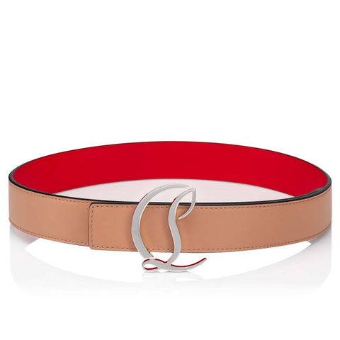 Christian Louboutin Cl Logo Women Belts | Color Beige