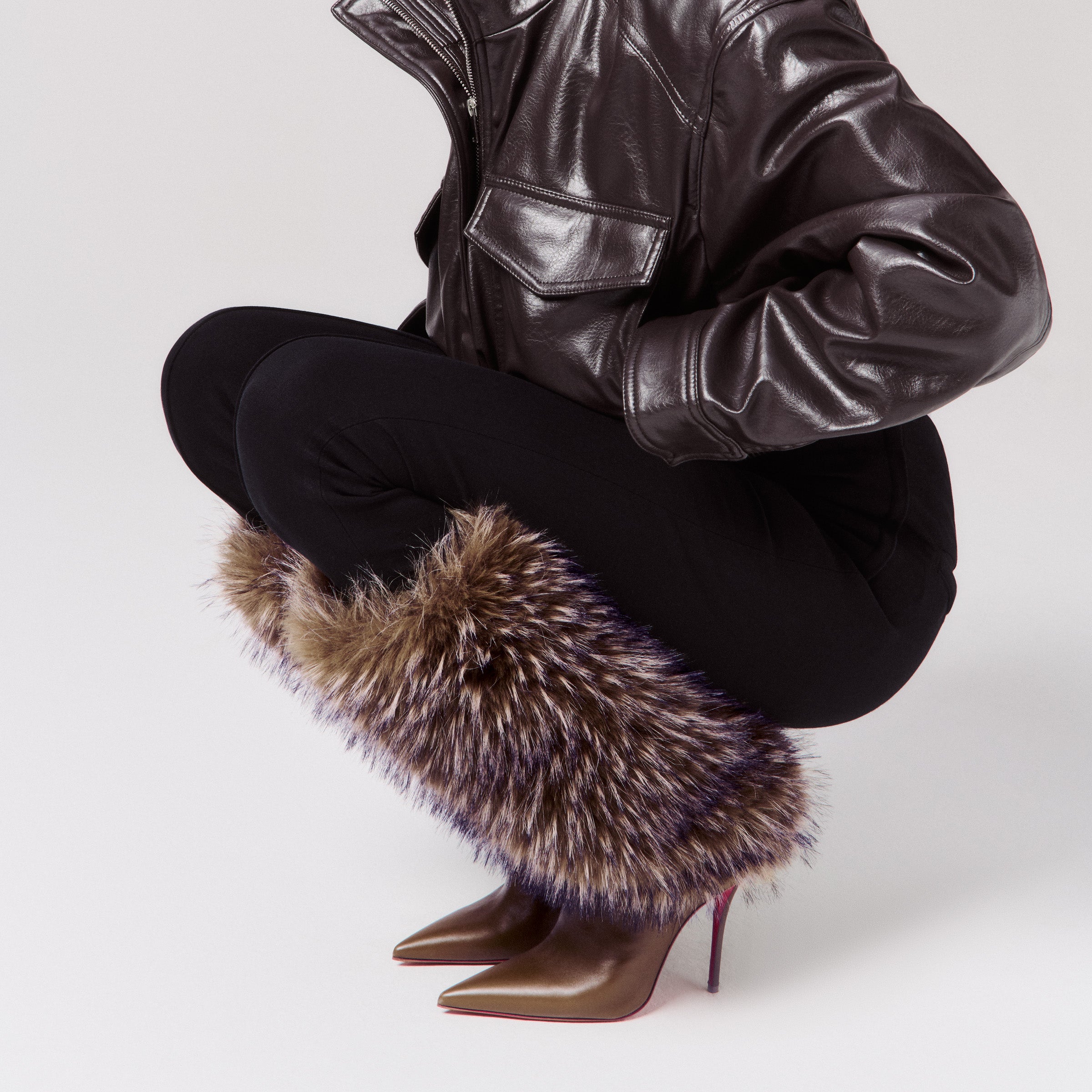 Christian Louboutin Yangzee Women Shoes | Color Bronze