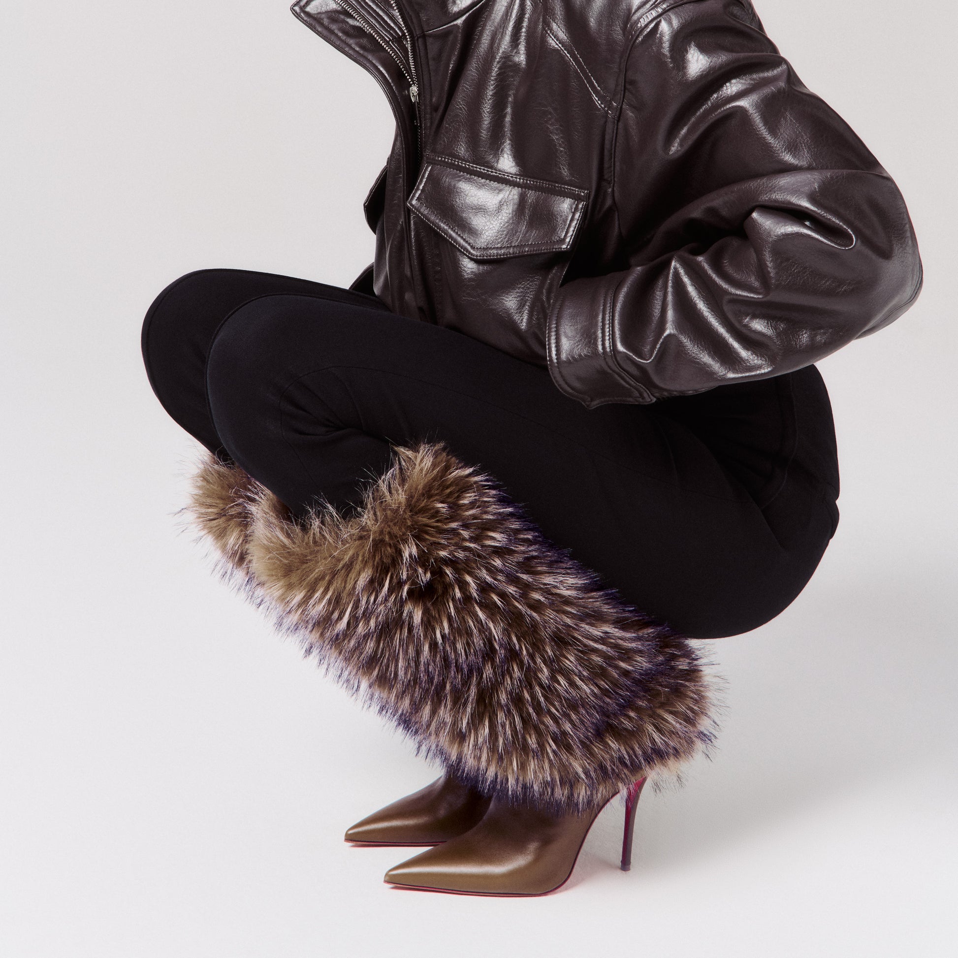 Christian Louboutin Yangzee Women Shoes | Color Bronze