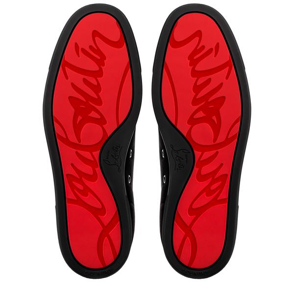 Christian Louboutin Louis Junior Spikes Men Shoes | Color Black