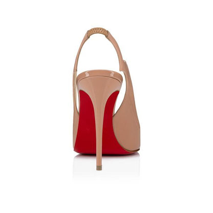 Christian Louboutin Hot Chick Sling Women Shoes | Color Nude
