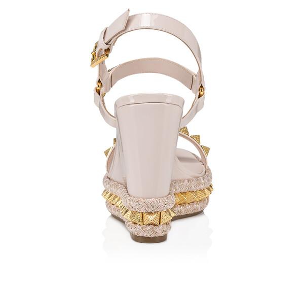 Christian Louboutin Pyraclou Women Shoes | Color Beige