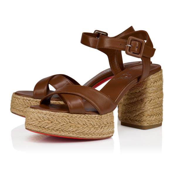Christian Louboutin Calakala Women Shoes | Color Brown New