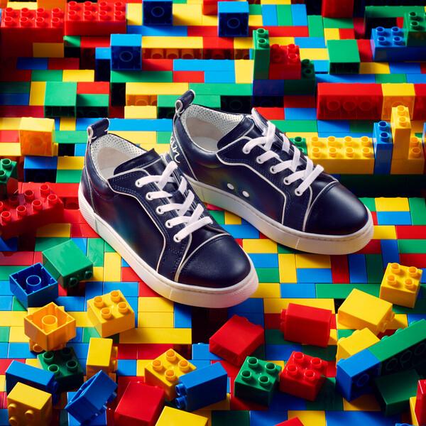 Christian Louboutin Funnyto Kids Unisex Shoes | Color New_blue
