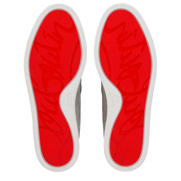 Christian Louboutin Chambeliboat Men Shoes | Color Grey