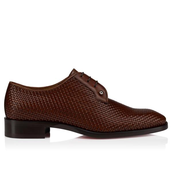 Christian Louboutin Chambeliboat Men Shoes | Color Brown