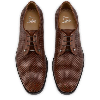 Christian Louboutin Chambeliss Men Shoes | Color Brown New