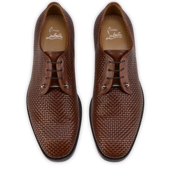 Christian Louboutin Chambeliboat Men Shoes | Color Brown