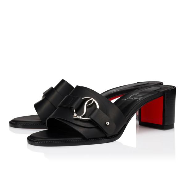 Christian Louboutin Her In Roma Mule Women Shoes | Color Black
