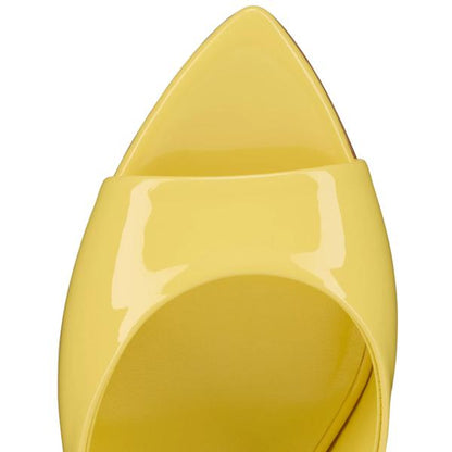 Christian Louboutin Miss Z Mule Women Shoes | Color Yellow
