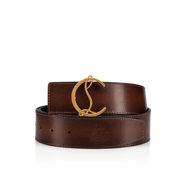 Christian Louboutin M Cl Logo Men Belts | Color Brown_new