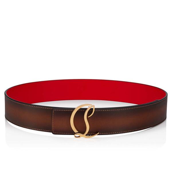 Christian Louboutin M Cl Logo Men Belts | Color Brown_new