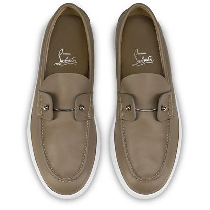 Christian Louboutin Chambeliboat Men Shoes | Color Grey