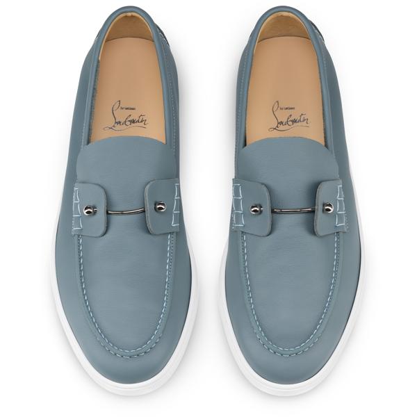Christian Louboutin Chambeliboat Men Shoes | Color Grey
