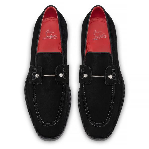 Christian Louboutin Chambelimoc Night Strass Men Shoes | Color Black