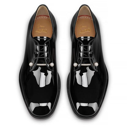 Christian Louboutin Chambelink Strass Men Shoe | Color Silver