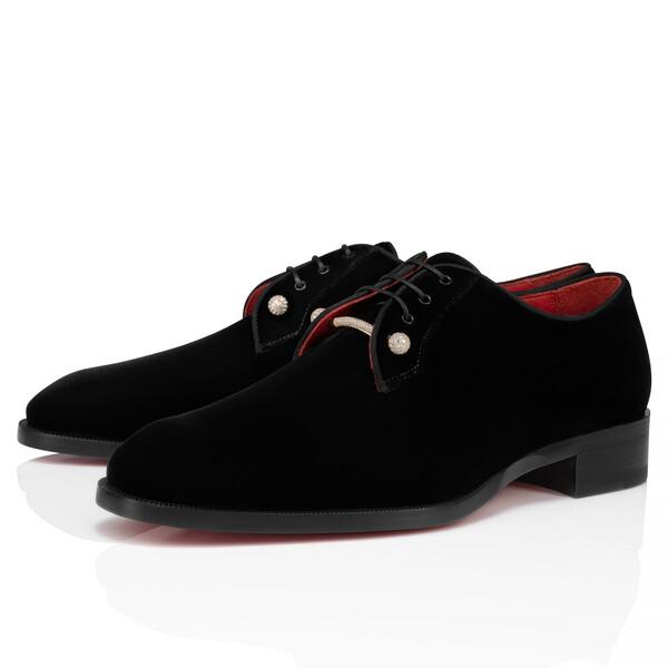 Christian Louboutin Chambelink Strass Men Shoe | Color Gold