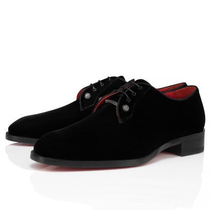 Christian Louboutin Chambelink Strass Men Shoe | Color Black
