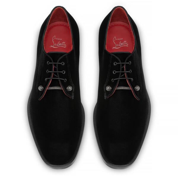 Christian Louboutin Chambelink Strass Men Shoe | Color Black