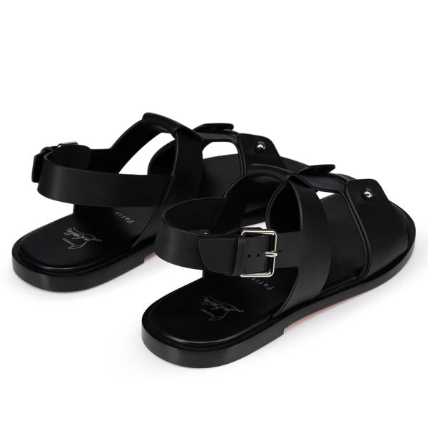 Christian Louboutin Chambeliss Sandal Men Shoes | Color Black