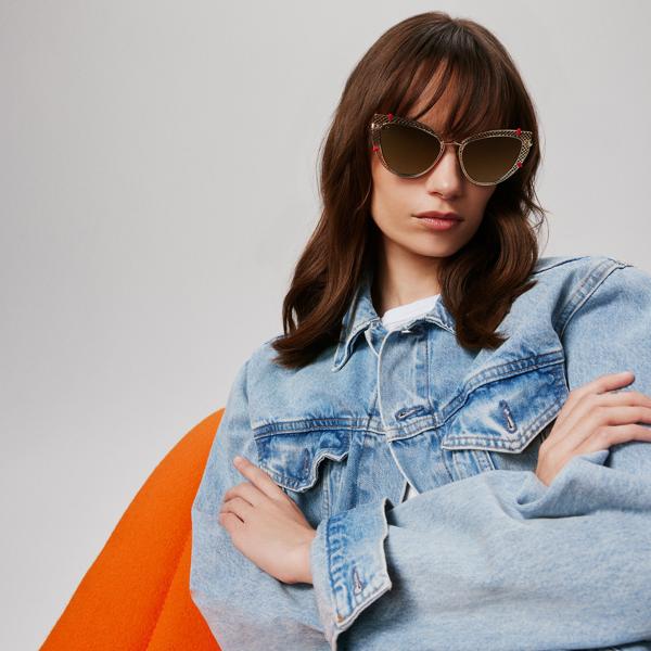 Christian Louboutin Dolly Lb0002 Women Eyewear | Color Gold