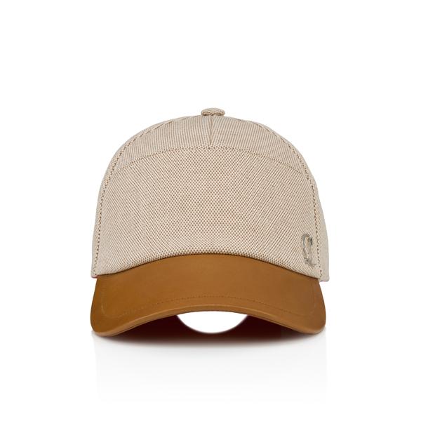 Christian Louboutin Enky Cl Men Hats | Color Brown_new
