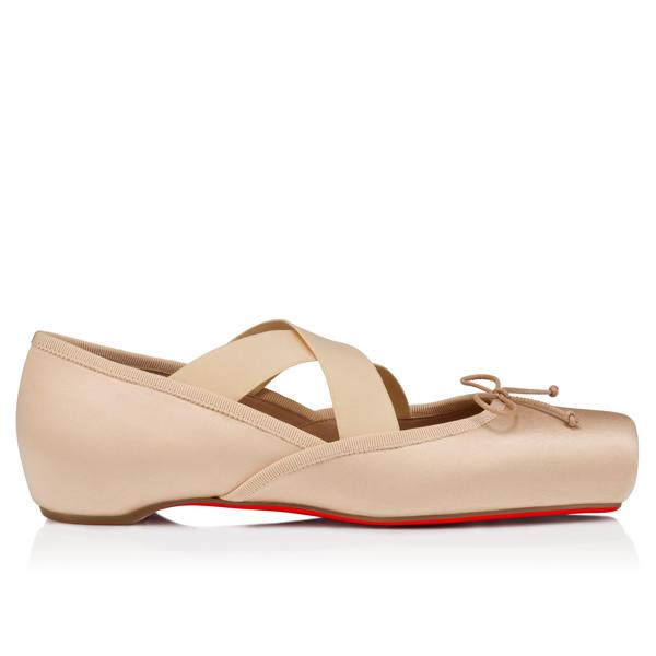 Christian Louboutin Cassiasticina Women Shoes | Color Nude