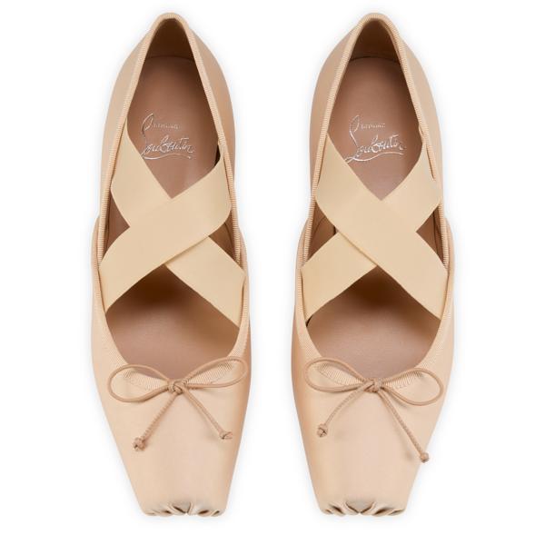 Christian Louboutin Cassiasticina Women Shoes | Color Nude